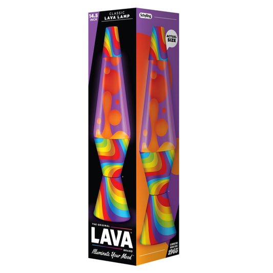 14.5″ Lava Lamp Flowing Color Bands - US 6684
