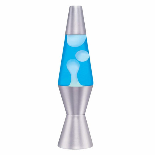 11.5″ LAVA Lamp – White/Blue/Silver - US 1342