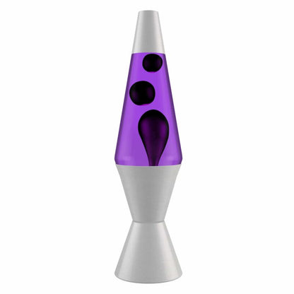 14.5’’ LAVA Lamp – Black &amp; Purple - US 7095