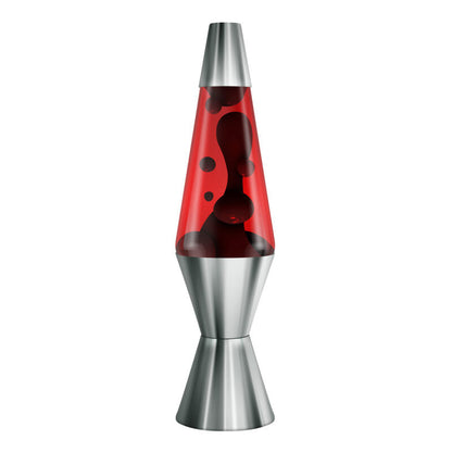 14.5″ Lava Lamp Chrome Plated Crimson - US 7663
