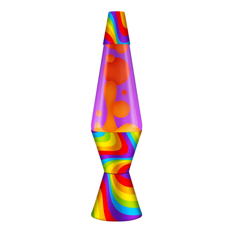 14.5″ Lava Lamp Flowing Color Bands - US 6684