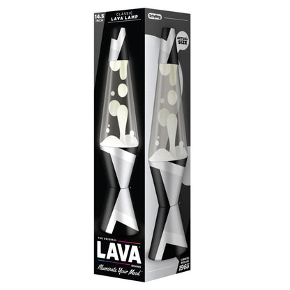 14.5″ Lava Lamp Polygonal White Tone - US 3204