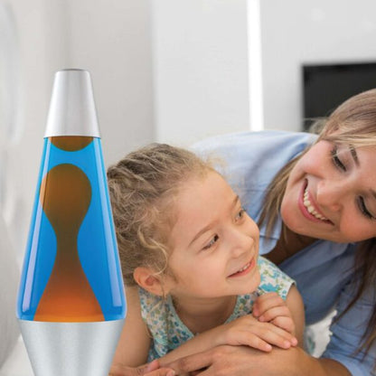 14.5” LAVA Lamp – Orange/Blue/Silver - US 1237