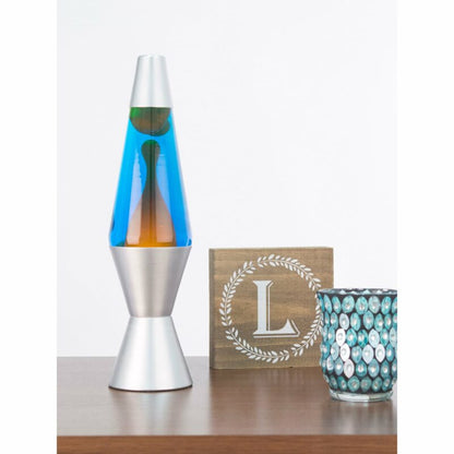 14.5” LAVA Lamp – Orange/Blue/Silver - US 1237