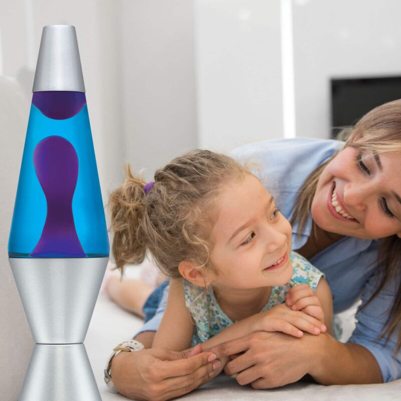 14.5″ LAVA Lamp – Purple/Blue/Silver - US 7298