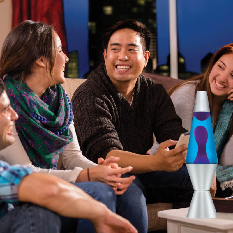 14.5″ LAVA Lamp – Purple/Blue/Silver - US 7298