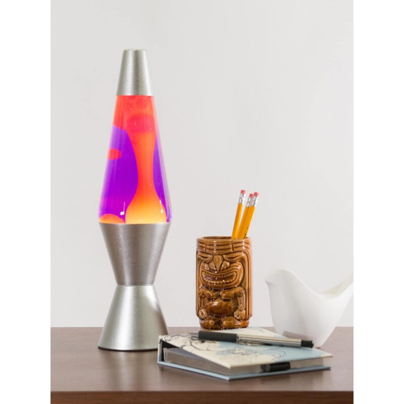 14.5” LAVA Lamp – Yellow/Purple/Silver - US 8602