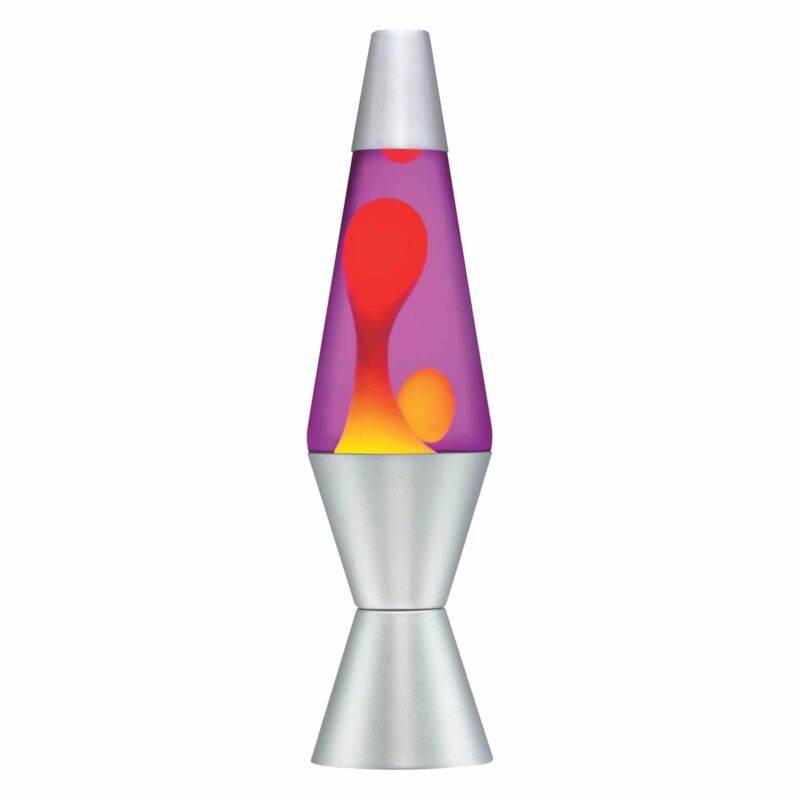 14.5” LAVA Lamp – Yellow/Purple/Silver - US 8602