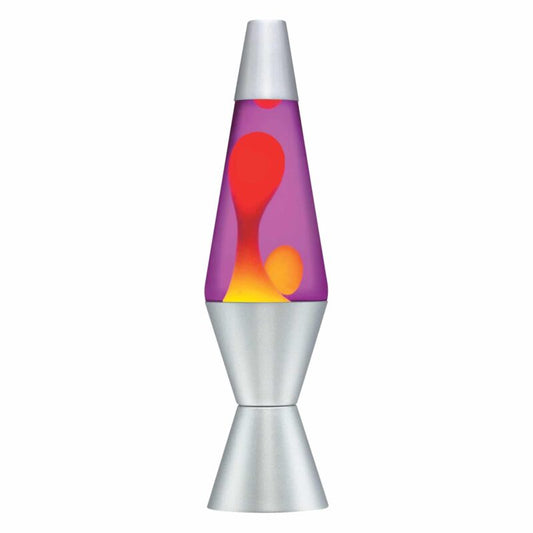 14.5” LAVA Lamp – Yellow/Purple/Silver - US 8602