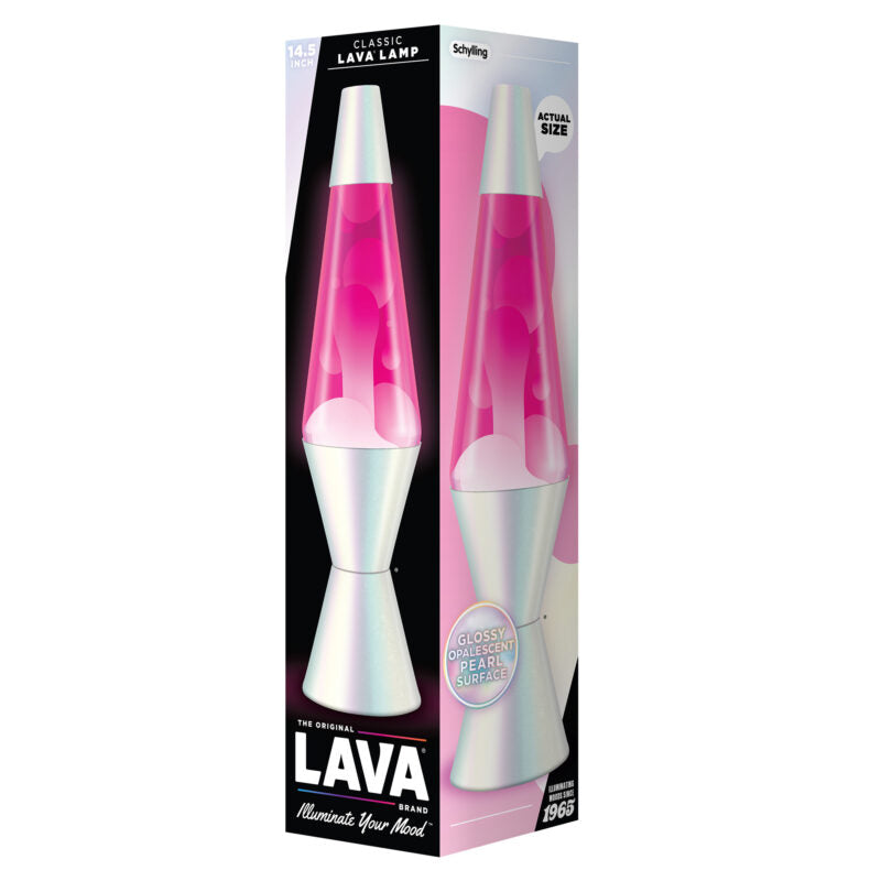 14.5″ Lava Lamp Opalescent Pearl - US 3534