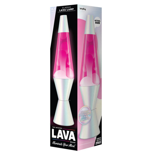 14.5″ Lava Lamp Opalescent Pearl - US 3534
