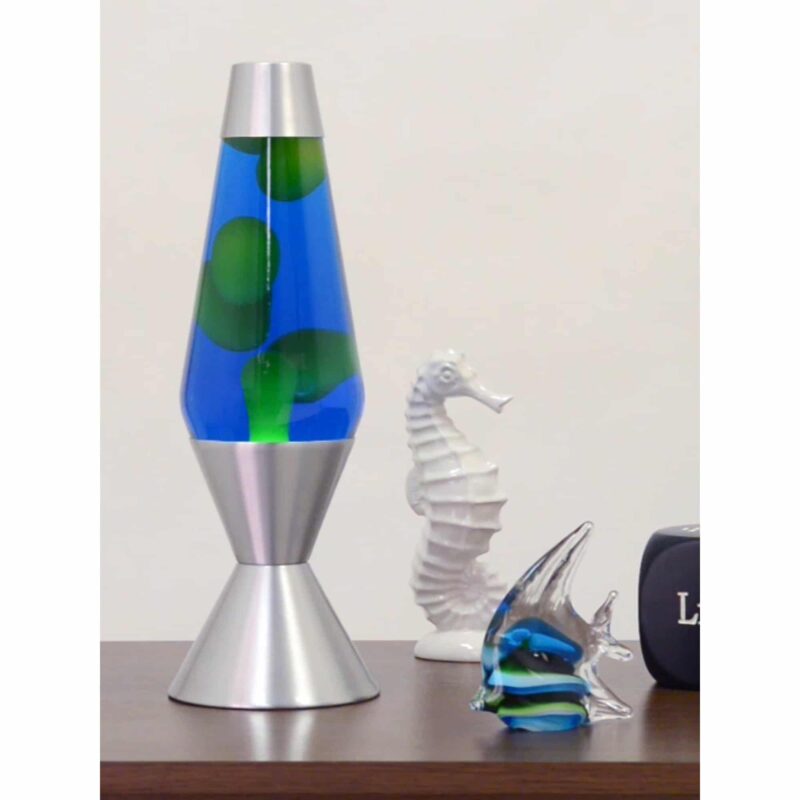 16.3″ LAVA Lamp – Yellow/Blue/Silver - US 4368
