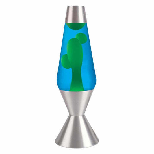 16.3″ LAVA Lamp – Yellow/Blue/Silver - US 4368