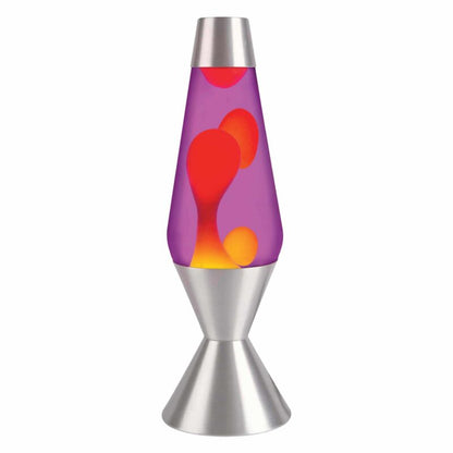 16.3″ LAVA Lamp – Yellow/Purple/Silver - US 6446