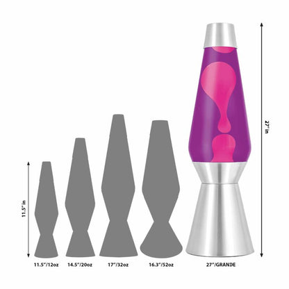 27″ LAVA Lamp Grande – Pink/Purple/Silver - US 9764