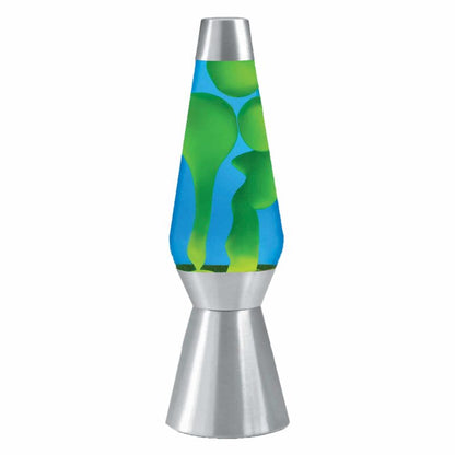 27″ LAVA Lamp Grande – Yellow/Blue/Silver - US 6695