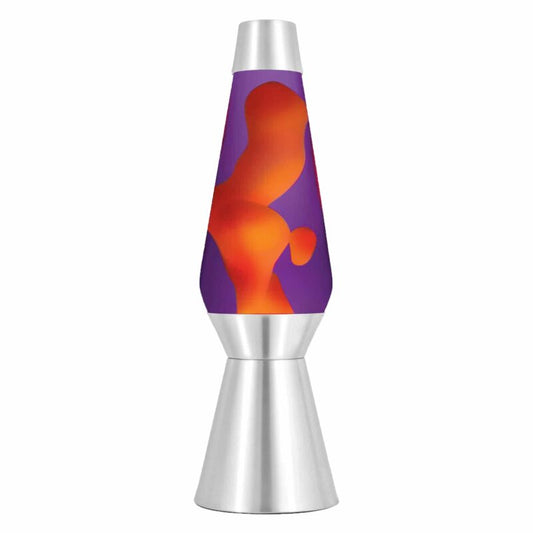 27″ LAVA Lamp Grande – Yellow/Purple/Silver - US 3476