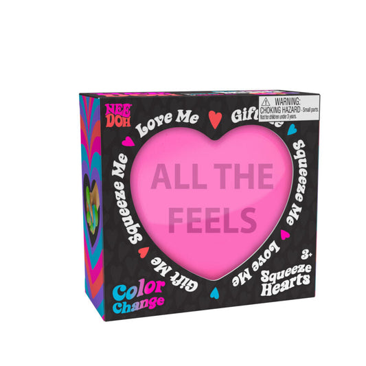 NeeDoh Color Change Squeeze Heart - US 9982