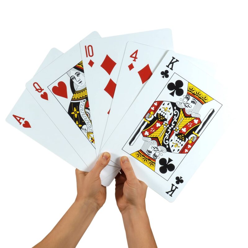 Jumbo Playing Cards - US 8409