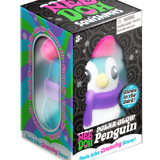 NeeDoh Polar Glow Penguin - US 5764