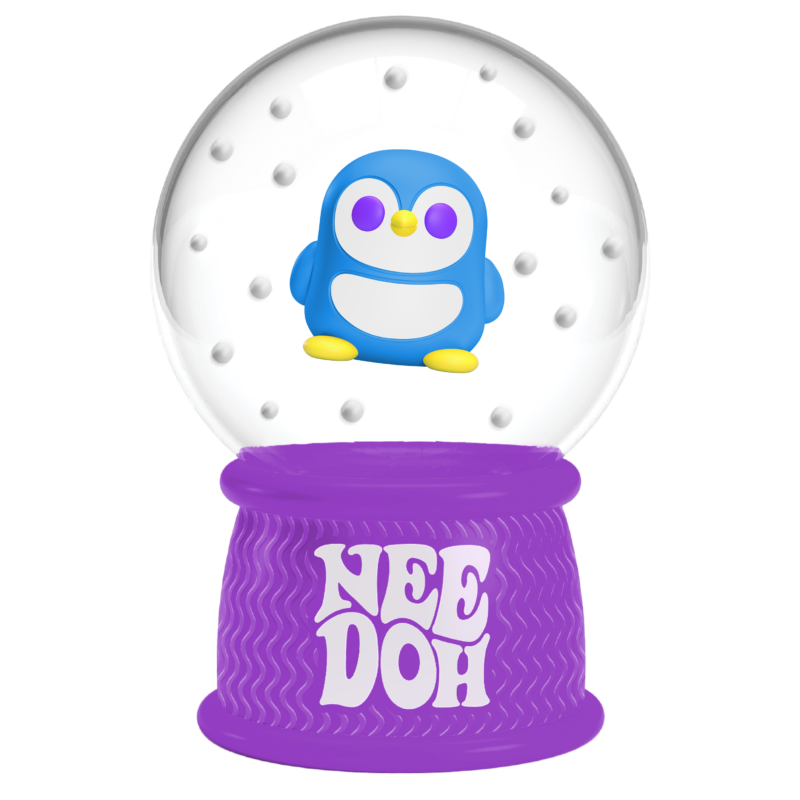 NeeDoh Squish N Flow Snow Globe - US 6288