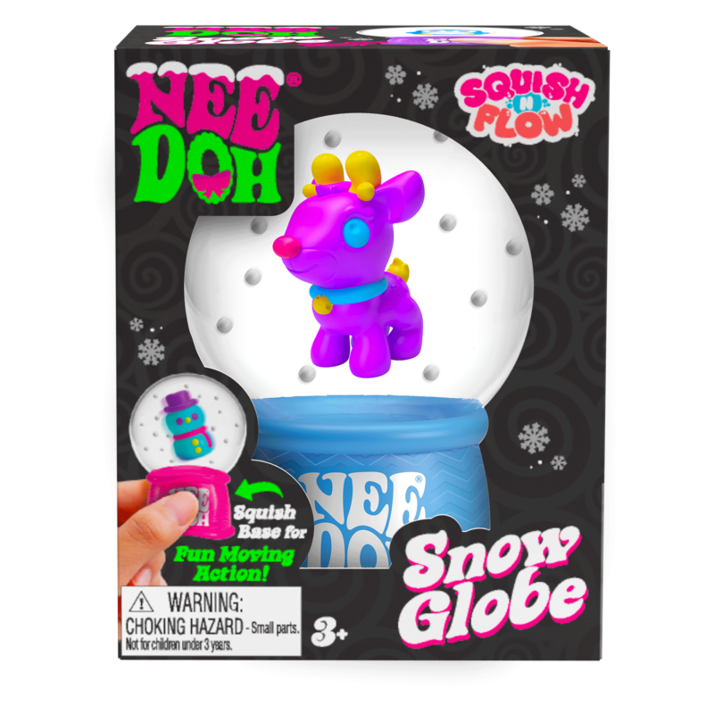NeeDoh Squish N Flow Snow Globe - US 6288