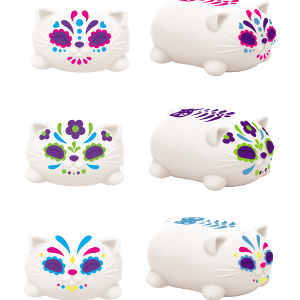 NeeDoh Sugar Skull Cats - US 2786